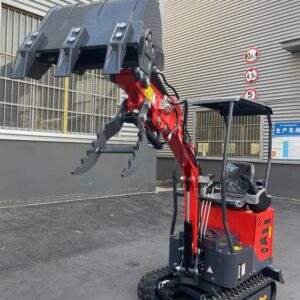 AGT Updated Model 1 Ton Mini Small Excavator, With Hydraulic Thumb and Pilot System ,Dual Display and Swing Boom For Sale | AGT-DM12X-PLUS