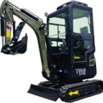 Green TYPHON TERROR XVIII Prestige 2 Ton Mini Excavator KUBOTA Diesel Engine USA