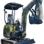 2025 4000 lb TYPHON TERROR XVIII Mini Excavator Rubber Track with Kubota Diesel Engine